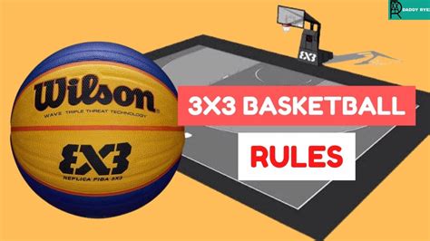 Rules ng 3X3 Basketball ( 3 on 3 Basketball rules ) | Tagalog - YouTube