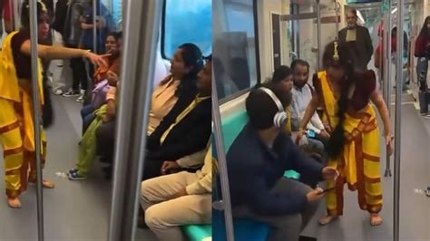 Woman dressed as Bhool Bhulaiyaa’s Manjulika scares people in Noida Metro. Watch | Trending ...