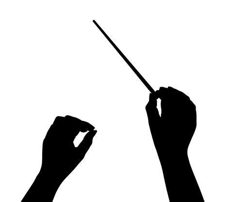 Orchestra Conductor Silhouette at GetDrawings | Free download