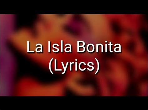 Madonna - La Isla Bonita (Lyrics) - YouTube in 2022 | Me me me song, Songs, Lyrics