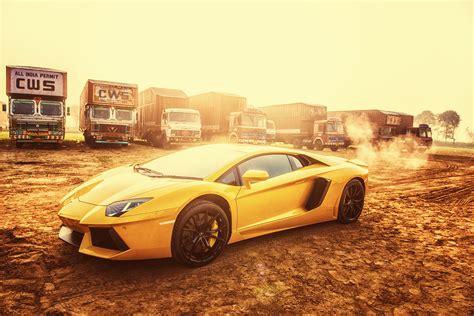 Lamborghini Aventador in India – Bernd Kammerer photography