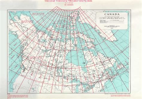 UTM Rows and Zones Map