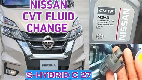 Nissan CVT transmission fluid change , how to check CVT fluid level no depistik Nissan S-Hybrid ...