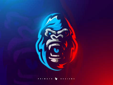 Gorilla Sport logo by Primata Designs on Dribbble