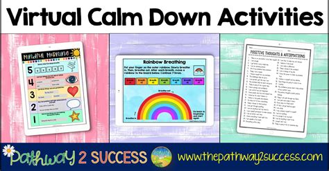 Virtual Calm Down Activities - The Pathway 2 Success