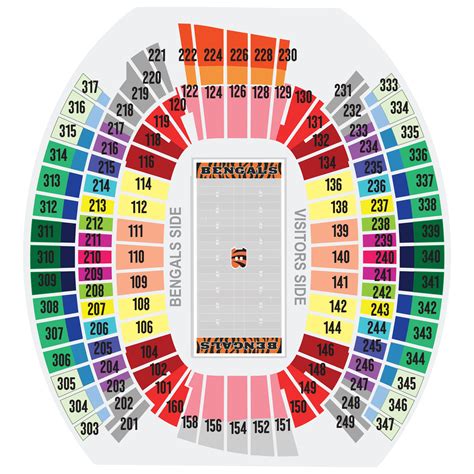 Bengals.com | Paul Brown Stadium Seating Chart