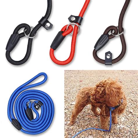 High Quality Pet Dog Leash Rope Nylon Adjustable Training Lead Pet Dog Leash Dog Strap Rope ...