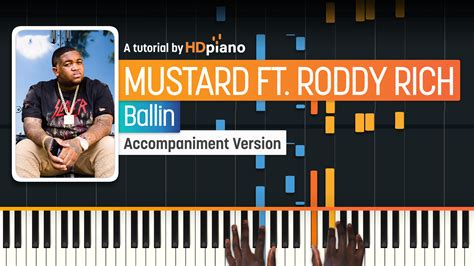 Ballin by Mustard and Roddy Ricch Piano Tutorial | HDpiano