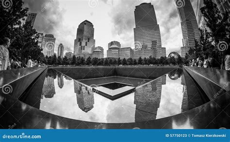 WTC Memorial Pool editorial stock photo. Image of ground - 57750123