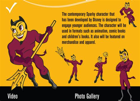 ASU unveils new Sparky the Sun Devil mascot design, created with Disney ...