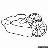 Pie Slice Coloring Page sketch template
