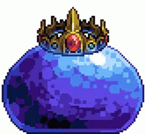 King Slime Terraria Sticker - King Slime Terraria - Discover & Share GIFs