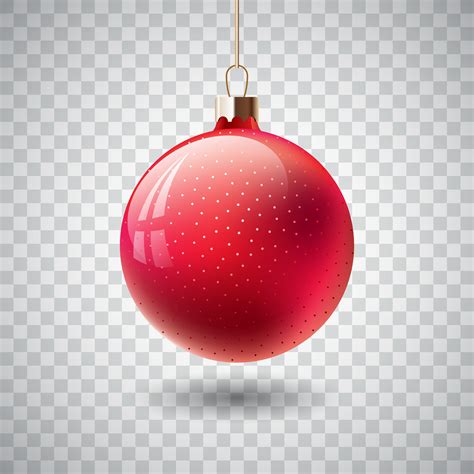 Isolated Red Christmas ornament 337068 Vector Art at Vecteezy