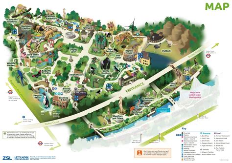 Map of ZSL London Zoo - Guide maps online Map of ZSL London Zoo | Zoo ...