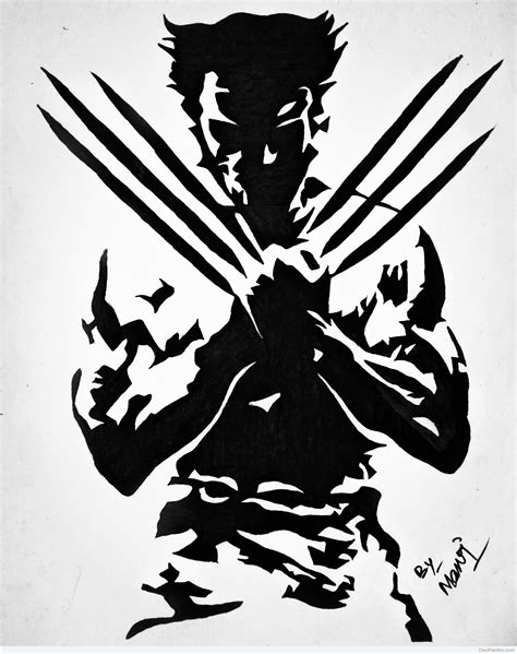 Perfect Watercolor Painting Of Wolverine - Desi Painters