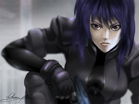 Wallpaper : Ghost in the Shell, Motoko Kusanagi, fan art 1600x1200 ...