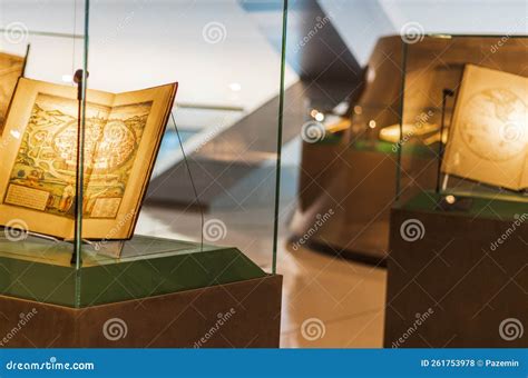 Dubai, UAE - 10.15.2022 - Shot of an Ancient Books on Display at Sheikh Mohammed Bin Rashid ...