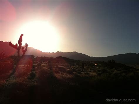 David August: Sunset at Red Rock Canyon