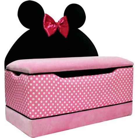 Disney Minnie Mouse Large Toy Box, big girl room- I want onefor baby girls too but I'm sure I ...