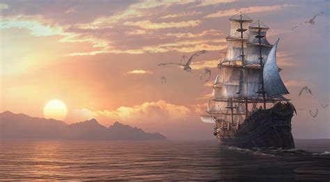 Sailing Under the Dragon Flight HD Wallpaper | Background Image | 1950x1080 | ID:571155 ...