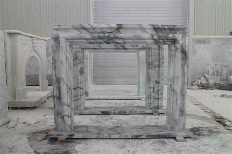 MODERN DESIGNER ITALIAN MARBLE FIREPLACE MANTEL - AMM8 | eBay | Marble ...