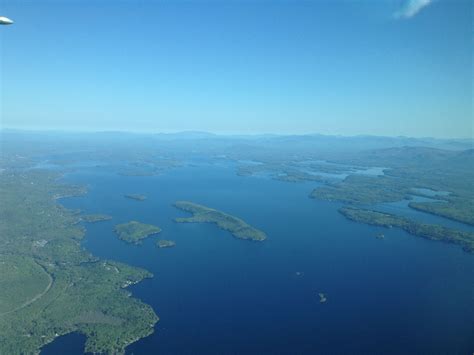 Another view of Lake Winnipesaukee and some of its islands. | Lake winnipesaukee, Winnipesaukee ...