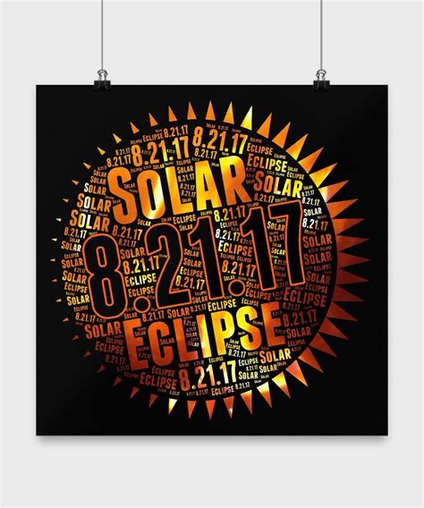 Amazon.com: Solar Eclipse Poster 2017 Astronomy: Posters & Prints