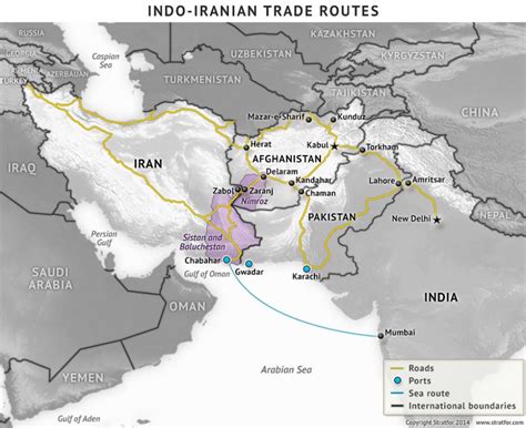 Trade Routes Between India and Iran