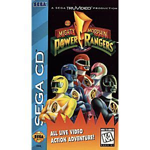 Mighty Morphin Power Rangers Sega CD Game