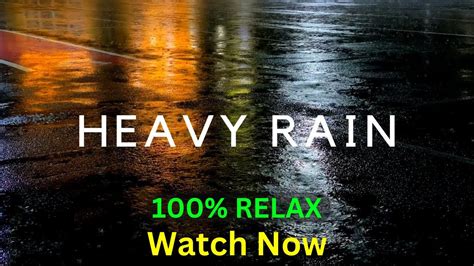 100% YOU WILL RELAX IN 1 MINUTE | Rain Sounds for Sleeping | Black Screen Rain | Rain Sounds ...