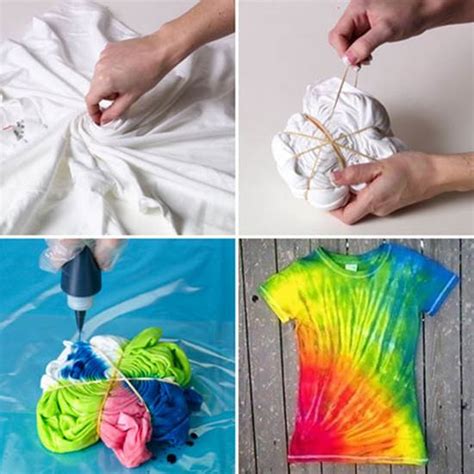 How to Make Easy DIY Tie-Dye Swirl T-Shirt