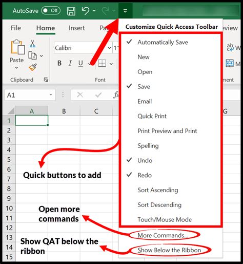 Excel Quick Access Toolbar (A Complete Guide + Tips)