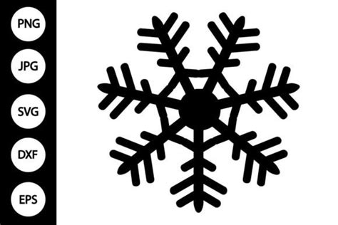 Snowflake SVG, Snowflake Silhouette SVG Graphic by MYDIGITALART13 ...