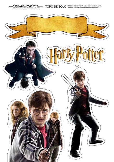 Harry Potter Cake Topper Printable - Printable Word Searches