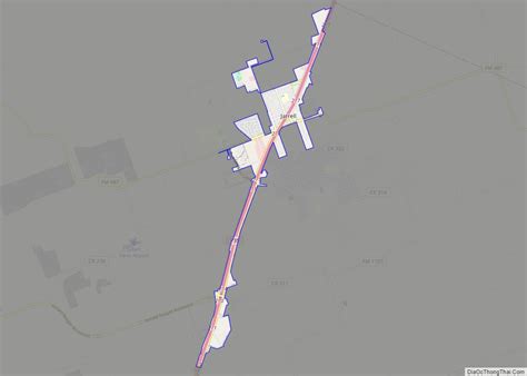 Map of Jarrell city