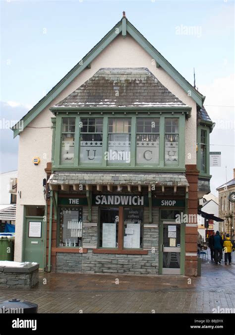 Keswick Cumbria Lake District Sandwich shop front Stock Photo - Alamy