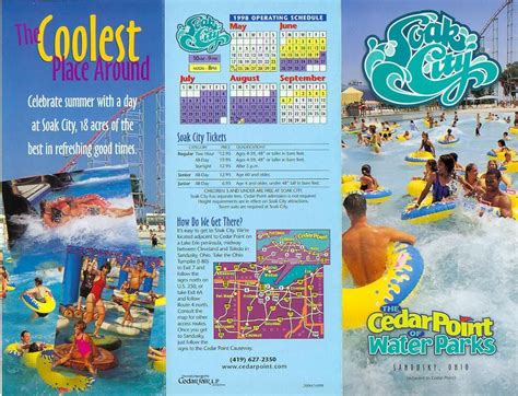 Pin by VaLinda Hiser on Cedar Point, Brochures, Information, Map | Retro theme, Print ads, Theme ...