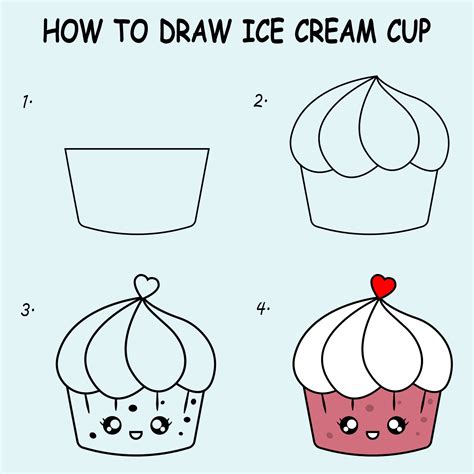 How To Draw A Cute Cake