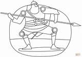 Knight With Spear coloring Page  Free Printable Coloring Pages sketch template