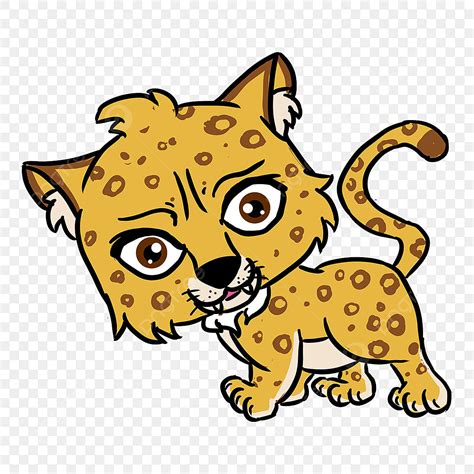 Cute Jaguar Clipart Vector, Cute Yellow Jaguar In Cartoon Style Clipart, Jaguar Clipart, Jaguar ...