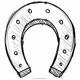 Horseshoe Coloring Page  Free horseshoe For Kids Ultra sketch template
