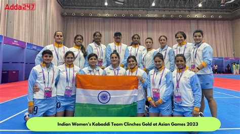 Indian Women's Kabaddi Team Clinches Gold at Asian Games 2023