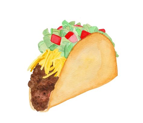 Drawing Of Tacos - Drawing.rjuuc.edu.np