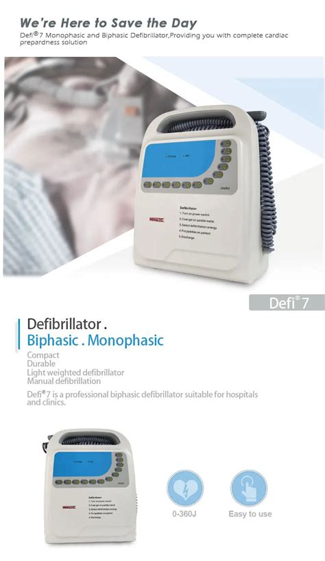 High Quality Monophasic Defibrillator Device 360j,Simple To Use And Available For Human And ...