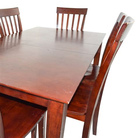 89% OFF - Bob's Discount Furniture Bob's Furniture Dining Room Table ...