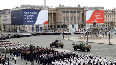 France marks Bastille Day with scaled-down military parade | Emmanuel ...