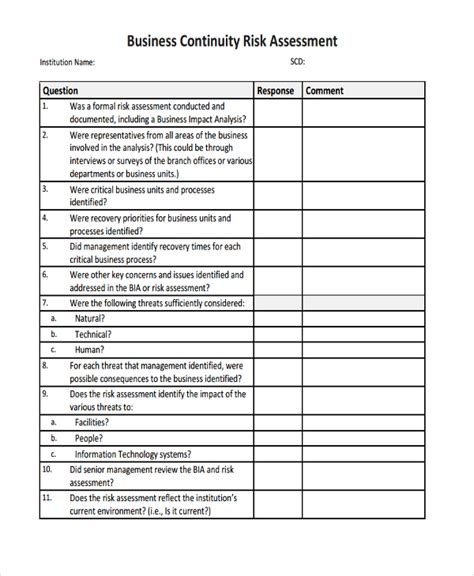 42+ Risk Assessment Templates | Free & Premium Templates