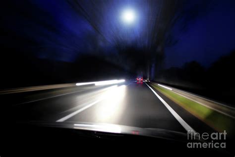 Abstract driving at night Photograph by Gregory DUBUS - Pixels