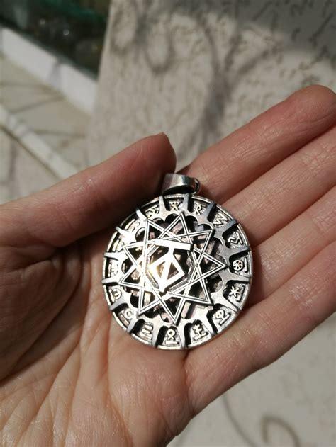 Rune pagan amulet pagan jewelry svarog circle ancient slavic | Etsy