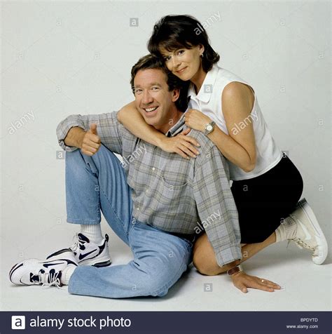 TIM ALLEN & PATRICIA RICHARDSON HOME IMPROVEMENT (1991 Stock Photo ...